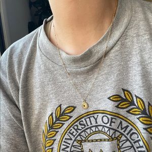 Baptiste yoga dainty necklace